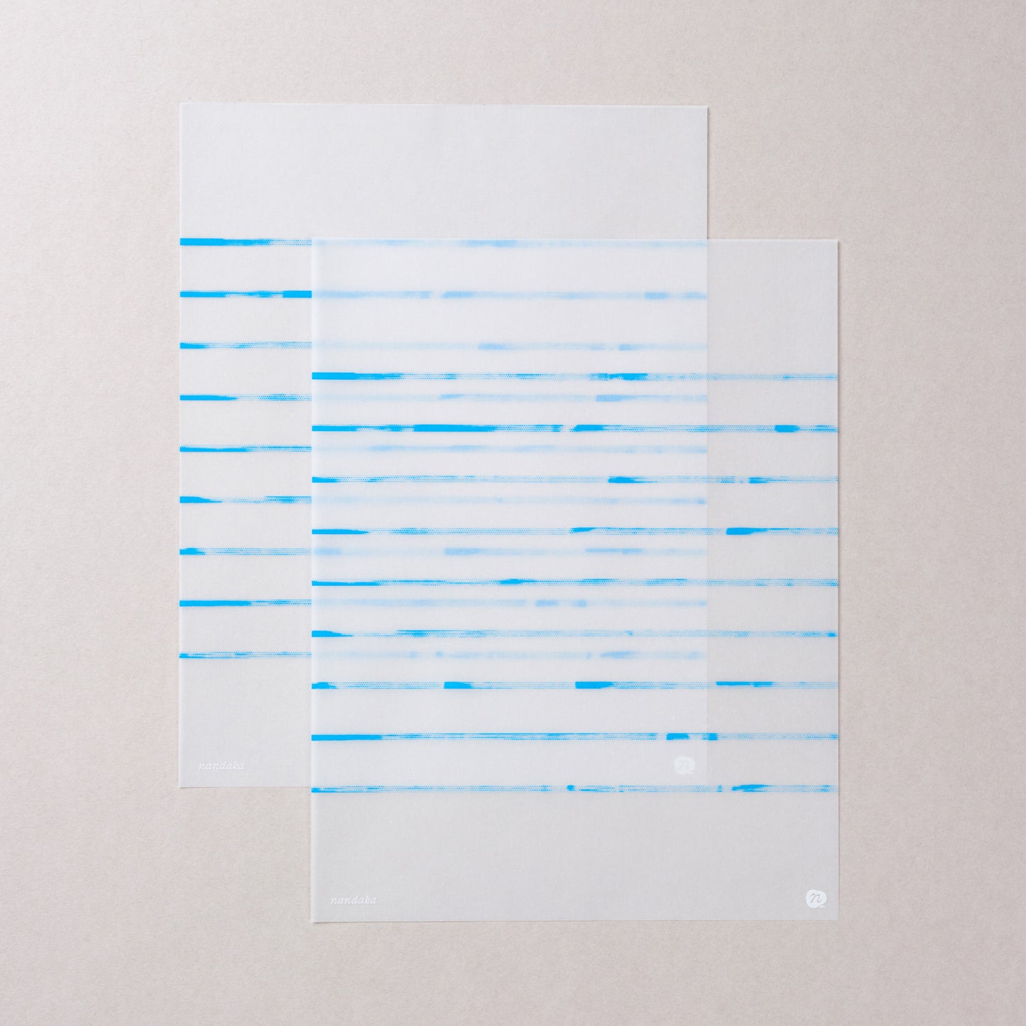 Nail Polish Letter Paper (12 sheets)